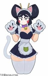 ai_assisted ai_generated brawl_stars kaze_(brawl_stars) maid moglotbs tagme