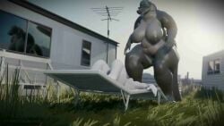 1boy 1girls 3d 3d_animation alligator amelia_(doctordj) animated anthro anthro_female anthro_male big_breasts bigger_female breasts female female_focus furry furry_male height_difference larger_female laying_down male no_sex scalie scalie_female scalie_humanoid shorter_male size_difference smaller_male sound sound_effects tagme video vinoveto