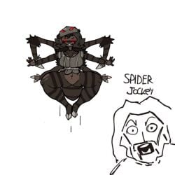 1girls 8_eyes cave chelicerae claws cleavage dark female glowing_eyes glowing_red_eyes hair korazor lotus_(nannocansado) lotus_(verycansado) minecraft multi_eye point_of_view pov red_eyes spider_(minecraft) spider_girl striped_body tagme talons thick_thighs torch web