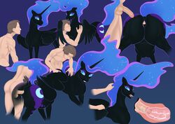 1boy 1boy1girl 1girls 2017 alicorn anatomically_correct anatomically_correct_anus anatomically_correct_pussy animal_anus animal_genitalia animal_pussy anus arareroll ass clitoris cum cum_inside cutie_mark duo equine equine_anus equine_pussy feathered_wings feathers female feral friendship_is_magic furry hair hi_res horn human human_on_feral human_penetrating interspecies male male_human/female_feral male_on_feral male_penetrating mammal my_little_pony nightmare_moon_(mlp) nude open_mouth penetration penis princess_luna_(mlp) pussy sex testicles thick_thighs vaginal_penetration wide_hips wings zoophilia