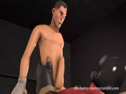 2boys 3d anal_penetration anal_sex animated bandage brown_hair clothed_male_nude_male clothed_on_nude cowboy_shot erect_penis erect_while_penetrated erection feet_out_of_frame gas_mask gay gloves head_thrown_back holding long_penis looking_at_partner male moaning penis pyro pyro_(team_fortress_2) receiving_on_top riding riding_penispecs scout scout_(team_fortress_2) sitting_on_penis straddling team_fortress_2 tf2_gentlemanns tf2_horny_manns wrapped_hands yaoi