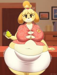 isabelle (animal crossing) fan art