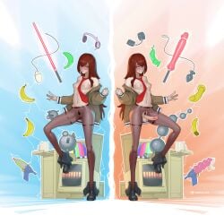 makise kurisu from steins;gate by tailbox