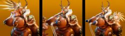 3d anthro antlers big_ass big_breasts big_butt big_nipples big_thighs blonde_hair blue_eyes bondage bondage_harness bound brown_body brown_skin christmas deer fat_ass femdom furry futa_on_female futanari huge_ass huge_balls huge_breasts huge_butt huge_thighs jestermanina jingle_belle_mercy mercy milk milking milking_breasts milking_machine orisa overwatch pierced_nipples piercing piercings reindeer_orisa robot robot_girl sucking sucking_breasts sucking_nipples thick_ass thick_thighs tied_up yellow_eyes
