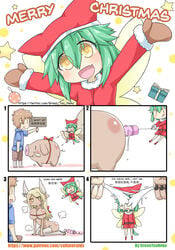 4koma animal_humanoid big_breasts blush breasts cat_humanoid comedy comic cum cum_on_face dickgirl fairy feline feline_humanoid female feral feral_to_humanoid funny greenteaneko greenteaneko-chan human humanoid humor insect_wings intersex looking_at_viewer male mammal masturbation mongirl_4koma open_mouth orgasm penile_masturbation pig pig_humanoid porcine porcine_humanoid sex_toy smile toony toying_partner transformation what wings