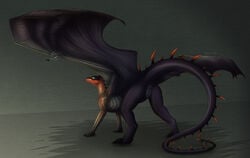 2018 anus ass cineriplex dragon female feral nude presenting presenting_hindquarters pussy scalie shadarrius solo wings