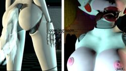 3d big_breasts breasts female female_focus five_nights_at_freddy's five_nights_at_freddy's_2 huge_breasts jerek_(artist) machine mangle_(fnaf) nipples nude penis solo video_games