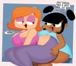 3barts big_breasts debbie_turnbull english_text lola_mbola robotboy wide_hips