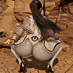 3d 3d_(artwork) 3d_animation 3d_model ai_generated alisai752 animated big_ass bouncing_ass eve_(stellar_blade) female female_only huge_ass stellar_blade tagme twerking video