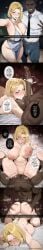 1boy 1girls ai_generated areolae ball_sucking big_areola big_ass big_breasts big_penis blonde-haired_female blonde_female blonde_hair blue_eyes blue_lipstick blushing bob_cut buldge cheating cleavage comic dark-skinned_male dark_skin doggy_position doggy_style doggystyle dress emma_frost emma_frost_(marvel_rivals) english english_text evening_gown eyes_rolling_back fellatio grabbing_sheets gripping_sheets helltoyou huge_breasts huge_cock light-skinned_female light_skin lipstick long_penis marvel marvel_comics marvel_rivals missionary missionary_position muscles muscular muscular_male netorare ntr nude nude_female nude_male on_bed selfie short_hair snapchat stomach_bulge sucking_balls thick thick_ass thick_thighs thighs veiny_penis