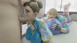 1boy 2girls 3d anilingus animated ass balls big_ass big_breasts bisexual bisexual_female blowjob breasts cammy_white capcom chun-li erection face_fucking feet fellatio female female_focus foot_fetish hoshinomeririri irrumatio large_ass large_breasts lecheryamoreva light-skinned_female light-skinned_male light_skin longer_than_10_seconds male opennsfwsp oral oral_sex penis rimming shorter_than_30_seconds soles sound street_fighter street_fighter_6 tagme testicles the_pose thick_thighs threesome toes uncensored veedeeshka video voice_acted