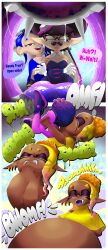 ass_expansion breast_expansion cake callie_(splatoon) deep_cut_(splatoon) digested digested_prey digestion digestion_noises frye_(splatoon) frye_onaga malachi marie_(splatoon) multiple_prey nintendo same_size_vore shiver_(splatoon) shiver_hohojiro soft_vore splatoon splatoon_(series) splatoon_3 squid_sisters struggling struggling_prey swallowed_whole swallowing unwilling unwilling_prey unwilling_vore vore vore_belly weight_gain