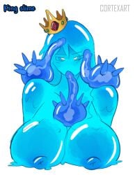 king slime (terraria) from terraria by cortexart