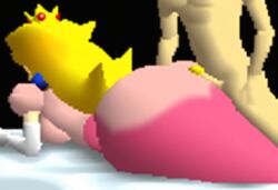 3d 3d_(artwork) 3d_model 3d_render ai_generated assjob bed boots bored bored_expression bored_female_excited_male bored_sex buttjob buttjoblove clothed_female grinding grinding_through_clothes head_rest hotdogging huge_ass leaning leaning_forward low-poly lowpoly lowres mario_(series) massive_ass n64 naked_male on_bed on_stomach outercourse penis penis_between_ass pixelated princess_peach prone prone_bone prone_position small_penis straddling super_mario_64