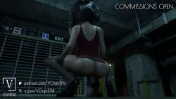 3d 3d_(artwork) 3d_model 3d_render ada_wong ada_wong_(adriana) animated big_cock big_penis blowjob bubble_butt choker curvy_female fat_ass fellatio hand_on_head hand_on_head_blowjob high_heels leon_scott_kennedy leon_scott_kennedy_(eduard_badaluta) light-skinned_male no_hand_blowjob oral oral_sex penis_in_mouth police_uniform policeman red_dress resident_evil resident_evil_2 resident_evil_2_remake short_video shorter_than_10_seconds sound stockings sucking_noises sucking_sound tagme throat_sounds vchansfm video