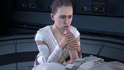 3d animated batesz big_penis erection female handjob male no_sound pale-skinned_female pale-skinned_male pale_skin penis rey source_filmmaker star_wars straight the_force_awakens video