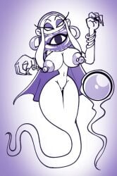 big_ass big_breasts big_nipples female female_only ghost ghost_girl luigi's_mansion madame_clairvoya mario_(series) nintendo nipple_piercing nude sachasketchy teasing