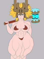 big_ass big_breasts dwarf dwarf_female huge_ass huge_breasts muscular_female raid_shadow_legends tagme thick_thighs trunda_giltmallet