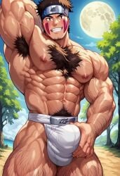 1boy 1human 1man abs ai_generated armpit_hair armpits bara bara_tiddies bara_tits biceps big_biceps big_bulge big_muscles big_pecs brown_hair buff bulge chest chest_hair chest_tuft daddy deltoids gay gay_male hairy hairy_armpits hairy_arms hairy_chest hairy_legs hairy_male happy_trail huge_bulge huge_muscles huge_pecs huge_pectorals inuzuka_kiba jockstrap large_male large_muscles large_pecs large_pectorals male male_focus male_nipples male_only male_pubic_hair master muscle muscles muscular muscular_male naruto ninja nipples pecs pectorals pubes pubes_exposed pubic pubic_hair trapezius triceps vein veins veiny_muscles yaoi