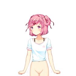 natsuki (doki doki literature club) from doki doki literature club by dmx18 artist