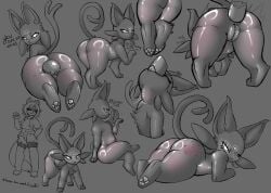 absurd_res anal anal_sex anthro anthro_on_feral anus deep_throat duo eeveelution espeon felid female feral generation_2_pokemon genitals hi_res interspecies kuro_(kurotodraw) kurotodraw male male/female mammal monochrome multiple_sketches nintendo object_in_ass oral oral_penetration pawpads penetration penis pokeball pokeball_insertion pokeball_sex_toy pokemon pokemon_(species) pokephilia pussy quadruped sex_toy solo zoophilia