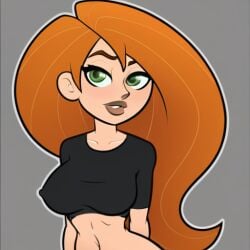 curvy_figure female female girl kim_possible tagme teenage_girl