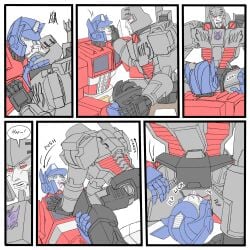 alien alien_humanoid autobot blush comic comic_page commission cuntboy cuntboy_focus decepticon facesitting fuck_me_eyes gay grabbing_hips intersex juicy_pussy kissing mecha megatron nuefass optimus_prime pushing pushing_down pussy_eating pussy_licking robot robot_alien robot_humanoid simple simple_background simple_coloring simple_shading sitting_on_chair sitting_on_face slurp transformers transformers_g1 transformers_idw yaoi