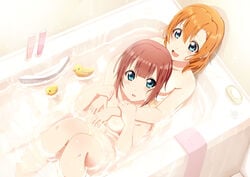 duo female human incest kousaka_honoka kousaka_yukiho love_live! love_live!_school_idol_project shiokazunoko tagme toes yuri