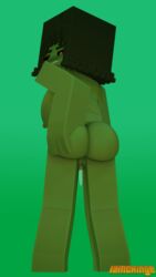 1girls 3d big_ass female green_hair green_skin gwen_(iamcringe) iamcringe mine-imator minecraft monster monster_girl nude pussy_juice red_eyes squirting tagme zombie zombie_girl_(minecraft)