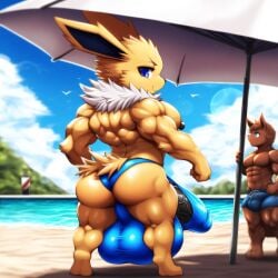 1anthro 1boy 1man 1pokemon 3_toes 4_fingers abs ai_generated almost_naked anthro anthro_male anthro_only back_muscles balls balls_outline ballsack bara bara_kid bara_tiddies bara_tits barely_contained barely_contained_penis beach behind_view biceps big_balls big_bulge big_cock big_dick big_muscles big_pecs big_penis big_testicles blue_eyes boner broad_shoulders bulge calves cock cub cute cute_boy cute_face deltoids dick eeveelution erect_penis erection exposed_penis fat_balls fat_cock fat_penis flexing frown hand_on_hips hard_nipples huge_balls huge_cock huge_testicles hyper_balls hyper_bulge hyper_cock hyper_penis hyper_testicles jolteon large_cock large_dick large_pecs large_pectorals large_penis looking_at_viewer male male_anthro male_chest male_feet male_focus male_nipples male_only male_swimwear man_boobs man_breasts man_tits manly muscle muscle_boy muscles muscular muscular_anthro muscular_ass muscular_male nai_diffusion nuts nutsack open_smile outdoors outside pecs pectorals penis_outline pokemon pokemon_(species) posing posing_for_the_viewer proud scrotum shameless shiny_skin short_hair shortstack skintight small_but_hung small_but_hyper solo solo_male standing stocky stretched_clothing swollen_balls tail testicles theblockhead thick thick_ass thick_hips thick_legs thick_penis thick_thighs thong_only tight_fit vein veins veins_on_dick veiny veiny_balls veiny_cock veiny_muscles veiny_penis veiny_testicles wide_hips young young_male