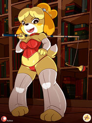isabelle (animal crossing) from animal crossing by furboz