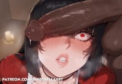 1boy1girl ai_generated big_breasts big_breasts breasts_bigger_than_head busty cock commission curvaceous dark-skinned_male female forced huge_breasts huge_cock huge_cock imminent_rape imminent_sex interracial jabami_yumeko kakegurui large_breasts large_cock large_penis patreon patreon_url patreon_username penis sexual_assault sinderellaart thick voluptuous voluptuous_female