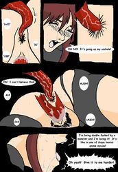 4th_wall_breaking anal anal_penetration claire_redfield comic deep_anilingus extreme_anilingus female human licker long_tongue long_tongue_penetration resident_evil resident_evil_2 tentacle_in_ass tentacle_tongue tongue_in_anus very_long_tongue