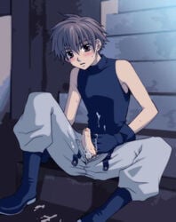 blush clothing cum male_only penis syaoran_li tsubasa_chronicle uncensored