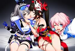 3girls 4k ai_generated big_ass big_breasts big_butt blush blushing_profusely breasts breath bubble_ass bubble_butt cleavage cunnilingus deep_cleavage dripping face_sitting female female_only fff_threesome finger_fuck fingering fingering_partner fingering_pussy grabbing_ass hand_between_legs honkai:_star_rail huge_ass image_set kissing large_breasts lesbian_threesome licking licking_pussy march_7th_(honkai:_star_rail) moan moaning narrow_waist nude nude_female open_mouth posing pussy pussy_fingering pussy_juice pussy_juice_drip queening request requested saliva saliva_drip saliva_trail self_upload silver_wolf_(honkai:_star_rail) sitting sitting_on_face sitting_on_person sparkle_(honkai:_star_rail) sweatdrop sweating sweaty sweaty_body sweaty_breasts sweaty_butt thick_nipples thick_thighs tongue uncensored uncensored_breasts uncensored_nipples uncensored_pussy uncensored_vagina wide_hips yeetyboi5000 yuri