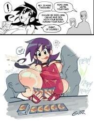 1girls 2025 2boys 2koma :p altered_common_sense anon anonymous_male big_breasts big_penis black_eyes bodily_fluids breast_lick breast_play breast_squeeze breast_suck breasts busty cleavage clothed clothed_female clothing clothing_aside comic cum cum_on_body cum_on_breasts cumshot duel_masters ejaculation english_text erection faceless_male female fingerless_gloves free_use front_view genital_fluids genitals gerph gloves hair handwear happy heart hi_res huge_breasts human human_only large_breasts large_penis licking licking_breast light-skinned_female light_skin long_hair looking_back male male/female multiple_boys multiple_males nipple_licking nipple_suck nude_male one_breast_out onomatopoeia open_mouth paizuri paizuri_under_clothes partially_clothed penis penis_on_breast penis_to_breast penis_under_another's_clothes penis_under_clothes plap purple_hair side_paizuri simple_background sitting smile smiling speech_bubble straight sucking_nipples tasogare_mimi teeth text tongue tongue_out trio white_background
