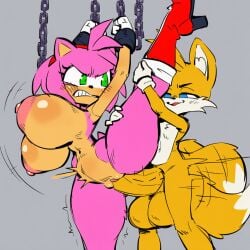 amy rose from sonic (series) by kimmythefem