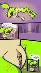 2024 accessory afrosoricid anthro areola bodily_fluids breasts casual clitoris comic dialogue door dream drooling ear_piercing english_text female full_bladder fur genital_fluids genitals green_body green_fur hair hair_accessory hairband hairy_armpits hallway have_to_pee hi_res idw_publishing imminent_peeing liminal_spaces mammal nipple_piercing nipples nonsexual nonsexual_nudity nude nude_anthro nude_female omorashi peeing piercing ponytail pussy saliva sega sharp_teeth solo sonic_(series) sonic_the_hedgehog_(comics) sonic_the_hedgehog_(idw) sonic_the_hedgehog_(series) speech_bubble surge_the_tenrec tan_arms tan_breasts tan_chest tan_inner_ear tan_mouth tan_torso teeth tenrec text theenfman thepnfman urine vulva waking_up watersports