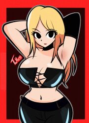 blonde_hair breasts devil_may_cry diego_mejia trish_(devil_may_cry)