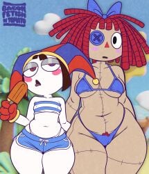 pomni from glitch productions by baconfetish'ntomato