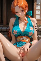 nami (one piece) from one piece by gavver x