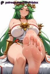 palutena from kid icarus by dibzprintz