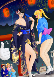 3boys 3girls a_link_between_worlds areola areola_slip areolae ass bayonetta bayonetta_(character) bayonetta_2 big_breasts black_hair blonde_hair blood blush bottomless breath_of_the_wild captain_falcon chinese_clothes chinese_new_year clothing crossover f-zero flower funny glasses hair helmet humor hylian konami link link_(breath_of_the_wild) master_hand metal_gear metroid multiple_boys multiple_girls new_year nintendo no_pants nosebleed oo_sebastian_oo open_toe_shoes pointy_ears pose posing princess princess_zelda samus_aran solid_snake super_smash_bros. super_smash_bros._ultimate the_legend_of_zelda video_games zelda_(a_link_between_worlds)