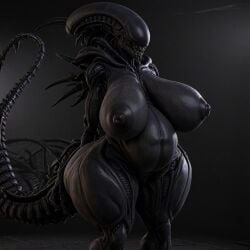 female xenomorph fan art