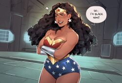 diana prince from dc by phophopho