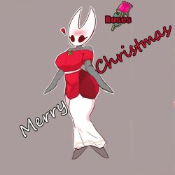 hornet (hollow knight) from christmas by roseartist