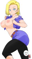 android 18 from dragon ball by caisama