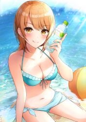 1girls bare_arms bare_belly bare_chest bare_hands bare_hips bare_legs bare_midriff bare_navel bare_shoulders bare_skin bare_thighs bare_toes barefoot beach_ball belly belly_button bikini bikini_bottom bikini_only bikini_top blush blush_face blushing_female breasts brown_eyebrows brown_eyes brown_eyes_female brown_hair brown_hair_female busty busty_female busty_girl busty_teen cleavage closed_mouth_smile collarbone elbows exposed_arms exposed_belly exposed_chest exposed_hips exposed_legs exposed_midriff exposed_navel exposed_shoulders exposed_skin exposed_thighs exposed_toes eyebrows_visible_through_hair feet female female_focus female_only fingernails fingers front-tie_bikini front-tie_bikini_top full_body groin hair_between_eyes halterneck high_resolution high_school_student highres isshiki_iroha lean_figure looking_at_viewer medium_breasts medium_hair midriff my_teen_romantic_comedy_snafu narrow_waist navel school_girl shoulders side-tie_bikini sitting sitting_on_floor sitting_on_ground sitting_on_knees slender_body slender_waist slim_waist smile smiley_face smiling smiling_at_viewer smirk solo string_bikini swimsuit swimwear teen_girl teenage_girl teenage_tits teenager thighs toes tongue tongue_out young_female young_woman yukiunag1
