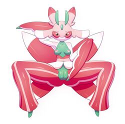 1girls antennae anthro anus arthropod ass breasts feet female female_only hand_behind_head insect insect_wings lurantis lying nintendo nipples non-mammal_breasts nude pink_body pokémon_(species) pokemon pokemon_sm presenting presenting_pussy pussy silentsound solo spread_legs spreading thick_thighs video_games wide_hips wings