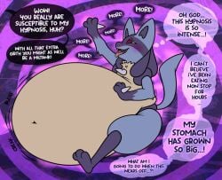 fat_fetish hypnosis hypnosis inflation lucario pompuffy text weight_gain